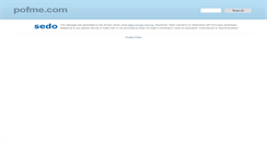 Desktop Screenshot of pofme.com